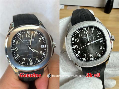 patek philippe aquanaut real vs fake